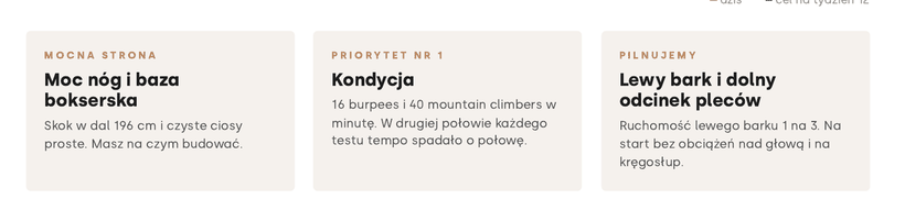Mocna strona, priorytet, czego pilnujemy